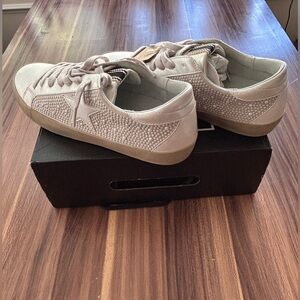 Women's Casual White Star Sneakers
